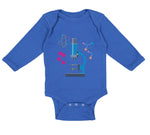 Long Sleeve Bodysuit Baby Science Geek Teacher School Education Cotton