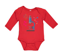 Long Sleeve Bodysuit Baby Science Geek Teacher School Education Cotton