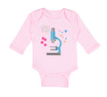 Long Sleeve Bodysuit Baby Science Geek Teacher School Education Cotton