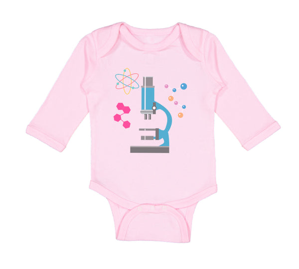 Long Sleeve Bodysuit Baby Science Geek Teacher School Education Cotton