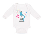 Long Sleeve Bodysuit Baby Science Geek Teacher School Education Cotton