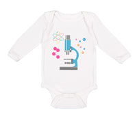 Long Sleeve Bodysuit Baby Science Geek Teacher School Education Cotton