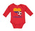 Long Sleeve Bodysuit Baby Colombian Soccer Colombia Football Boy & Girl Clothes - Cute Rascals