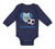 Long Sleeve Bodysuit Baby Guatemalan Soccer Guatemala Football Cotton - Cute Rascals