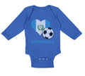 Long Sleeve Bodysuit Baby Guatemalan Soccer Guatemala Football Cotton