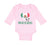 Long Sleeve Bodysuit Baby Mexican Soccer Mexico Football Football Cotton