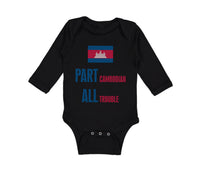 Long Sleeve Bodysuit Baby Part Cambodian All Trouble Boy & Girl Clothes Cotton