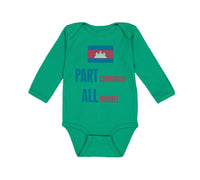Long Sleeve Bodysuit Baby Part Cambodian All Trouble Boy & Girl Clothes Cotton