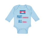 Long Sleeve Bodysuit Baby Part Cambodian All Trouble Boy & Girl Clothes Cotton