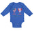 Long Sleeve Bodysuit Baby 50% American + 50% Canadian = 100% Cute Cotton - Cute Rascals