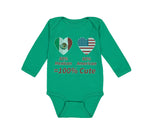 Long Sleeve Bodysuit Baby 50% Mexican 50% American = 100% Cute Cotton - Cute Rascals