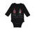 Long Sleeve Bodysuit Baby 50% British 50% American = 100% Cute Cotton - Cute Rascals