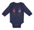 Long Sleeve Bodysuit Baby 50% British 50% American = 100% Cute Cotton - Cute Rascals