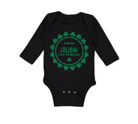 Long Sleeve Bodysuit Baby I'M So Irish I Poop Shamrocks Boy & Girl Clothes