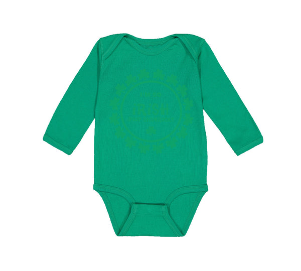 Long Sleeve Bodysuit Baby I'M So Irish I Poop Shamrocks Boy & Girl Clothes