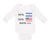 Long Sleeve Bodysuit Baby 50% Nicaraguan + 50% Usa = 100% Me Boy & Girl Clothes - Cute Rascals