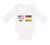 Long Sleeve Bodysuit Baby Made in America - Engineered with German Parts Cotton