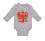 Long Sleeve Bodysuit Baby You Bet Your Dupa I'M Polish Boy & Girl Clothes Cotton