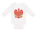 Long Sleeve Bodysuit Baby You Bet Your Dupa I'M Polish Boy & Girl Clothes Cotton