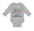 Long Sleeve Bodysuit Baby 50% Brazilian + 50% American = 100% Awesome Cotton - Cute Rascals