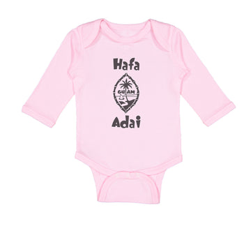 Long Sleeve Bodysuit Baby Hafa Adai Boy & Girl Clothes Cotton