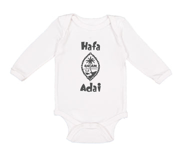 Long Sleeve Bodysuit Baby Hafa Adai Boy & Girl Clothes Cotton