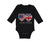 Long Sleeve Bodysuit Baby 50% British + 50% American = 100% Cute Cotton - Cute Rascals