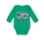 Long Sleeve Bodysuit Baby 50% British + 50% American = 100% Cute Cotton - Cute Rascals