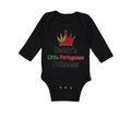 Long Sleeve Bodysuit Baby Daddy's Little Portuguese Princess Boy & Girl Clothes