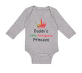 Long Sleeve Bodysuit Baby Daddy's Little Portuguese Princess Boy & Girl Clothes