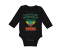 Long Sleeve Bodysuit Baby I Love My Ethiopian Mom Boy & Girl Clothes Cotton