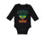 Long Sleeve Bodysuit Baby I Love My Ethiopian Mom Boy & Girl Clothes Cotton