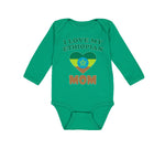 Long Sleeve Bodysuit Baby I Love My Ethiopian Mom Boy & Girl Clothes Cotton
