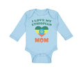Long Sleeve Bodysuit Baby I Love My Ethiopian Mom Boy & Girl Clothes Cotton