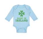 Long Sleeve Bodysuit Baby Made in Ireland A Boy & Girl Clothes Cotton