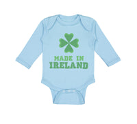 Long Sleeve Bodysuit Baby Made in Ireland A Boy & Girl Clothes Cotton