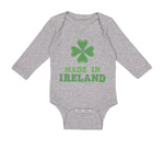 Long Sleeve Bodysuit Baby Made in Ireland A Boy & Girl Clothes Cotton