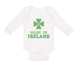 Long Sleeve Bodysuit Baby Made in Ireland A Boy & Girl Clothes Cotton