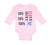 Long Sleeve Bodysuit Baby 50% Puerto Rican 50% Dominican = 100% Me Cotton - Cute Rascals