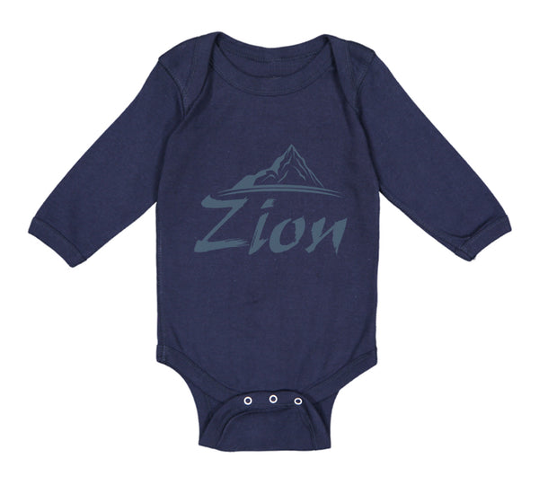 Long Sleeve Bodysuit Baby Zion Boy & Girl Clothes Cotton