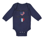 Long Sleeve Bodysuit Baby Made in America with French Parts Boy & Girl Clothes