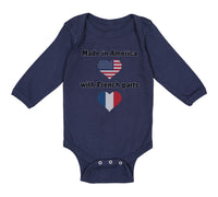 Long Sleeve Bodysuit Baby Made in America with French Parts Boy & Girl Clothes