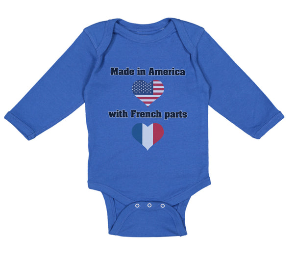 Long Sleeve Bodysuit Baby Made in America with French Parts Boy & Girl Clothes