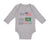 Long Sleeve Bodysuit Baby 50% Brazilian 50% American = 100% Awesome Cotton - Cute Rascals