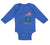 Long Sleeve Bodysuit Baby 50% Brazilian 50% American = 100% Awesome Cotton - Cute Rascals