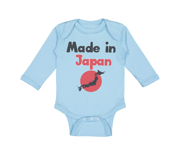 Long Sleeve Bodysuit Baby Made in Japan Boy & Girl Clothes Cotton