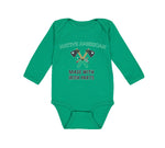 Long Sleeve Bodysuit Baby Native American Made with Irish Parts Cotton