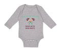 Long Sleeve Bodysuit Baby Native American Made with Irish Parts Cotton