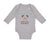 Long Sleeve Bodysuit Baby Native American Made with Irish Parts Cotton