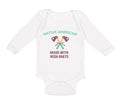 Long Sleeve Bodysuit Baby Native American Made with Irish Parts Cotton